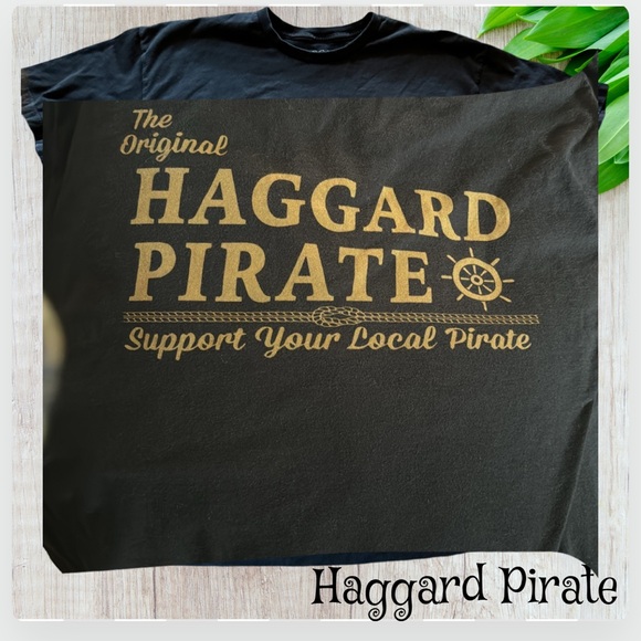 Haggard Pirate Tshirt "Support your local Pirate" - Picture 2 of 3
